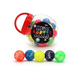 Hi Bouce Ball-45mm Neon Cloud Swirl Design