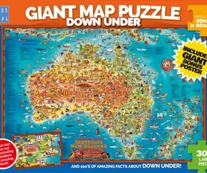 BOpal Giant Map Puzzle 300pc