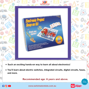 Suitable electronic kit for kids above 6 years and above