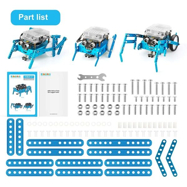 Makeblock mBot Add-On Pack 6-Legged Robot - Switched on kids