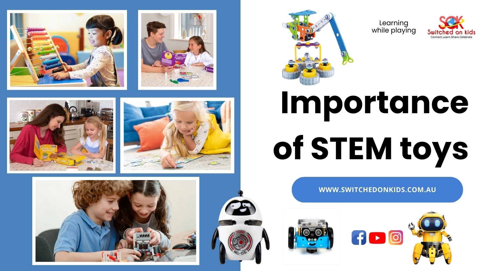 Know the importance of STEM toys.