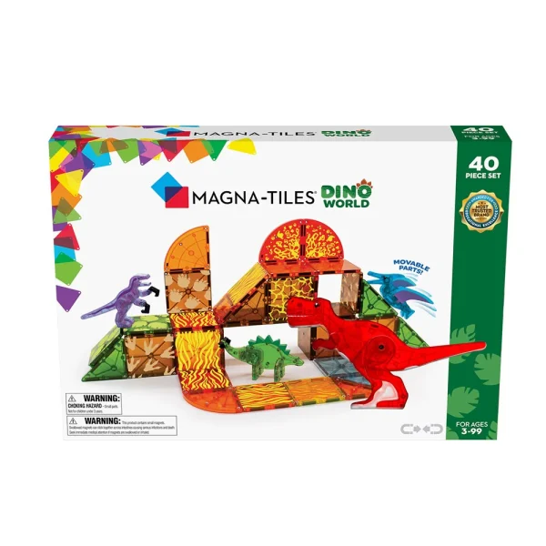 Magna-Tiles Dino World-40 Piece Set